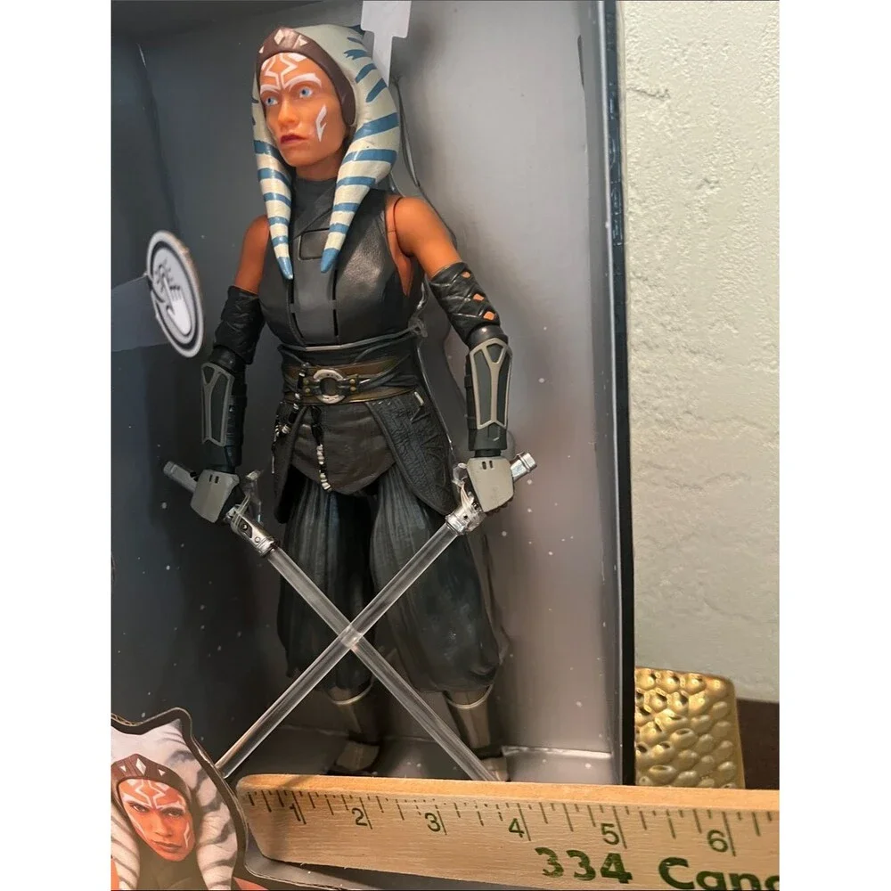 #2330*”12x10”Star Wars Ahsoka Tano Figure - Blue, White & Orange
